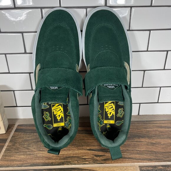 Vans Kyle Pro 2 Shoes Mens Size 11.5 Shake Junt Forest Green Suede Skate Sneaker main image 7